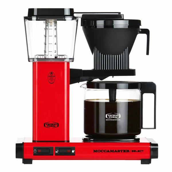 画像1: Technivorm モカマスターコーヒーメーカー レッド KGBセレクト【ヴォアラおすすめのコーヒー豆付き】 (1)